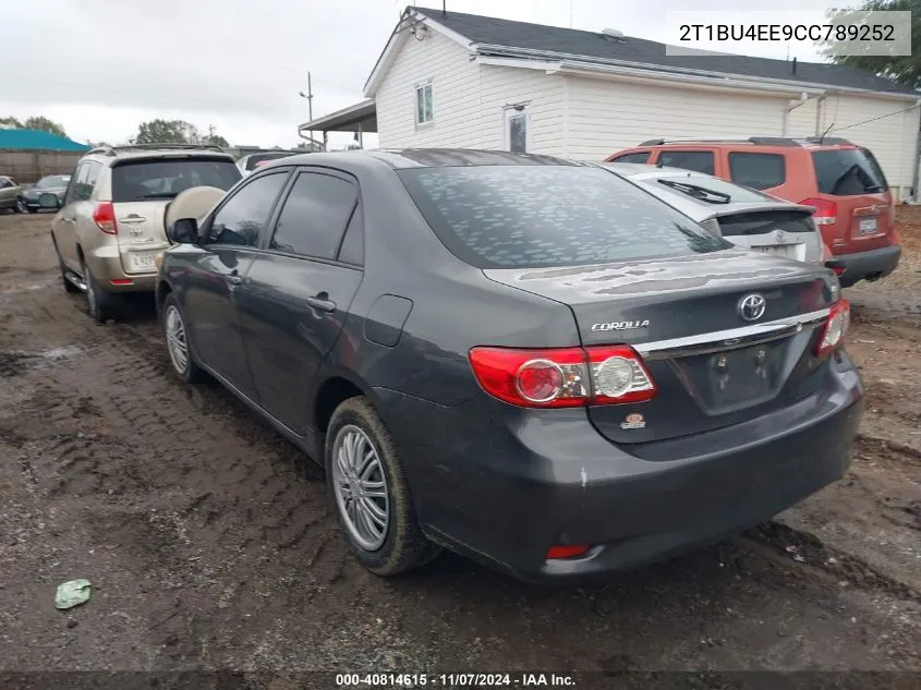 2T1BU4EE9CC789252 2012 Toyota Corolla Le