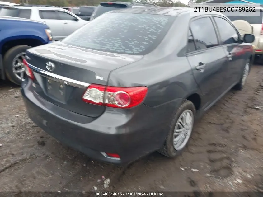 2T1BU4EE9CC789252 2012 Toyota Corolla Le