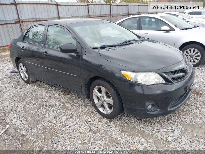 2012 Toyota Corolla Le VIN: 5YFBU4EE1CP066544 Lot: 40815643