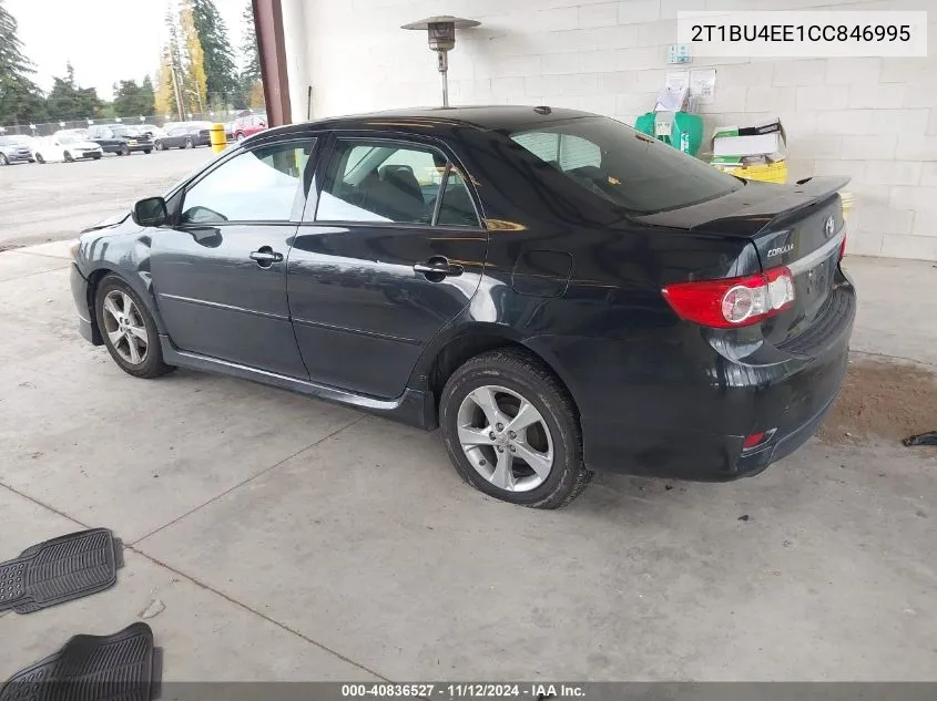 2012 Toyota Corolla S VIN: 2T1BU4EE1CC846995 Lot: 40836527