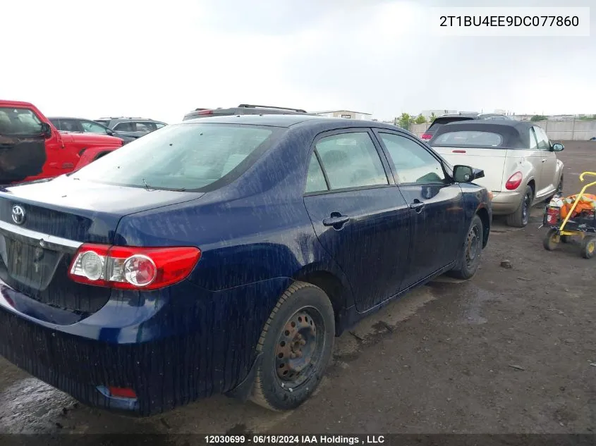 2013 Toyota Corolla Ce/Le/S VIN: 2T1BU4EE9DC077860 Lot: 12030699