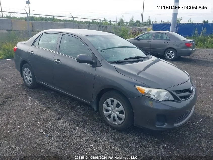 2013 Toyota Corolla VIN: 2T1BU4EE7DC060846 Lot: 12063512