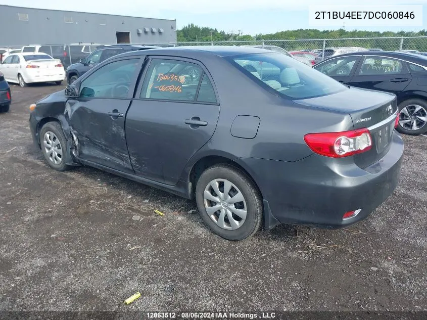 2013 Toyota Corolla VIN: 2T1BU4EE7DC060846 Lot: 12063512