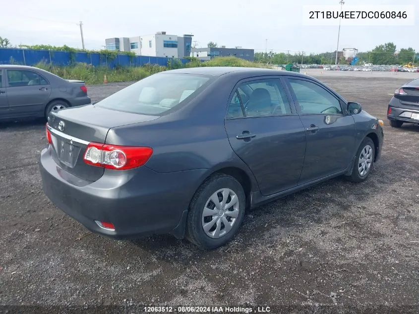 2013 Toyota Corolla VIN: 2T1BU4EE7DC060846 Lot: 12063512