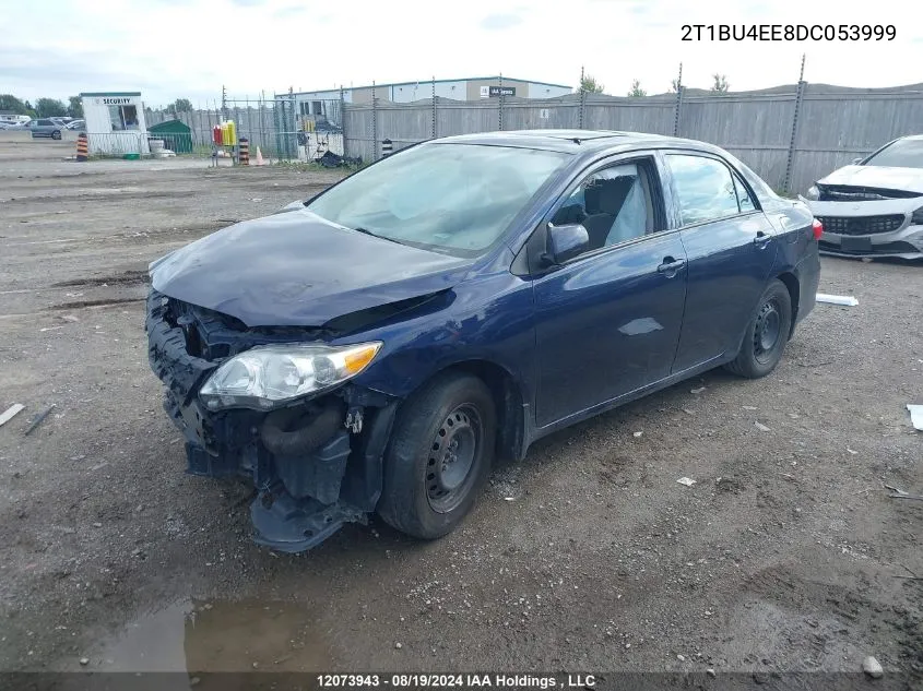 2013 Toyota Corolla S/Le VIN: 2T1BU4EE8DC053999 Lot: 12073943