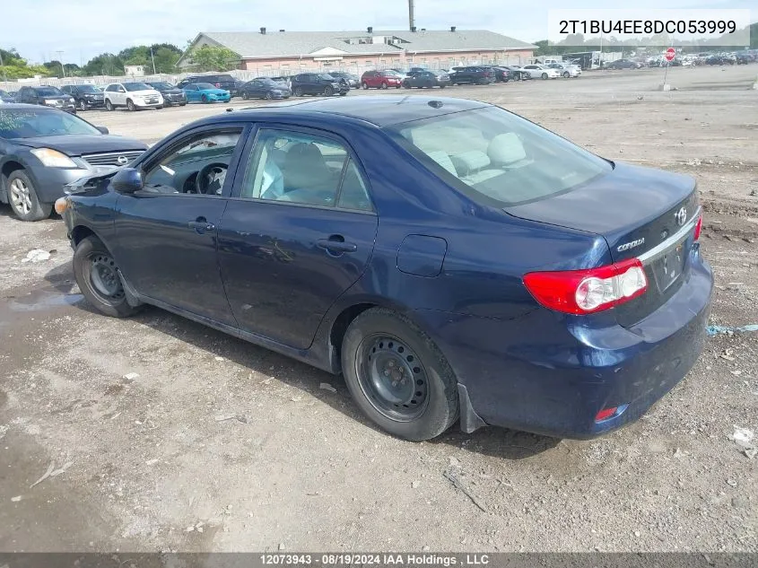 2013 Toyota Corolla S/Le VIN: 2T1BU4EE8DC053999 Lot: 12073943