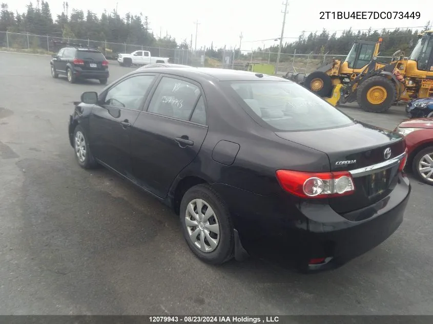 2013 Toyota Corolla S/Le VIN: 2T1BU4EE7DC073449 Lot: 12079943