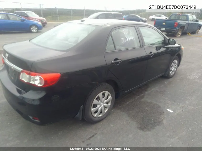 2013 Toyota Corolla S/Le VIN: 2T1BU4EE7DC073449 Lot: 12079943