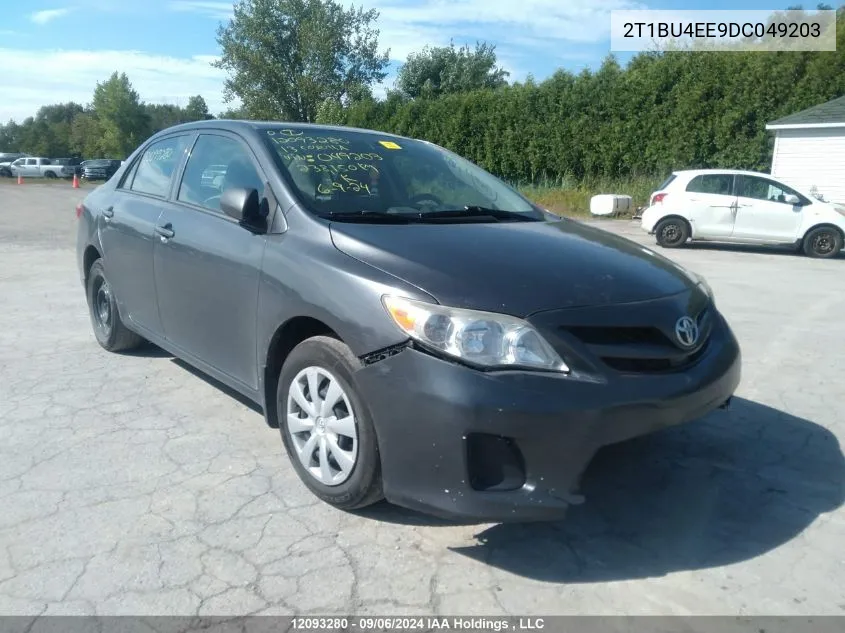 2013 Toyota Corolla S/Le VIN: 2T1BU4EE9DC049203 Lot: 12093280