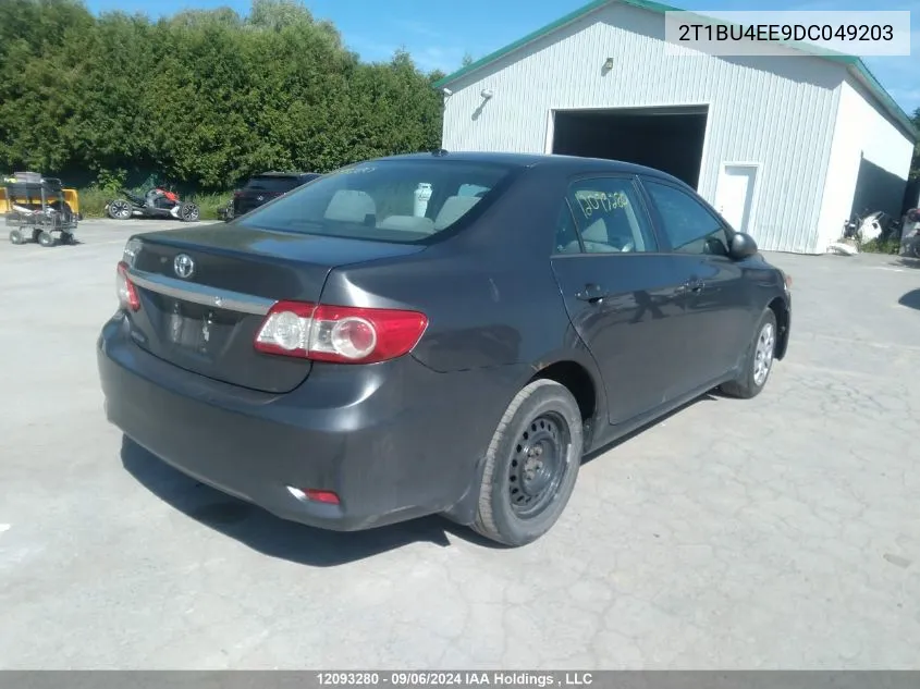 2013 Toyota Corolla S/Le VIN: 2T1BU4EE9DC049203 Lot: 12093280