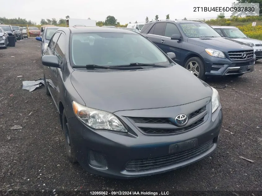 2013 Toyota Corolla Ce VIN: 2T1BU4EE6DC937830 Lot: 12095062