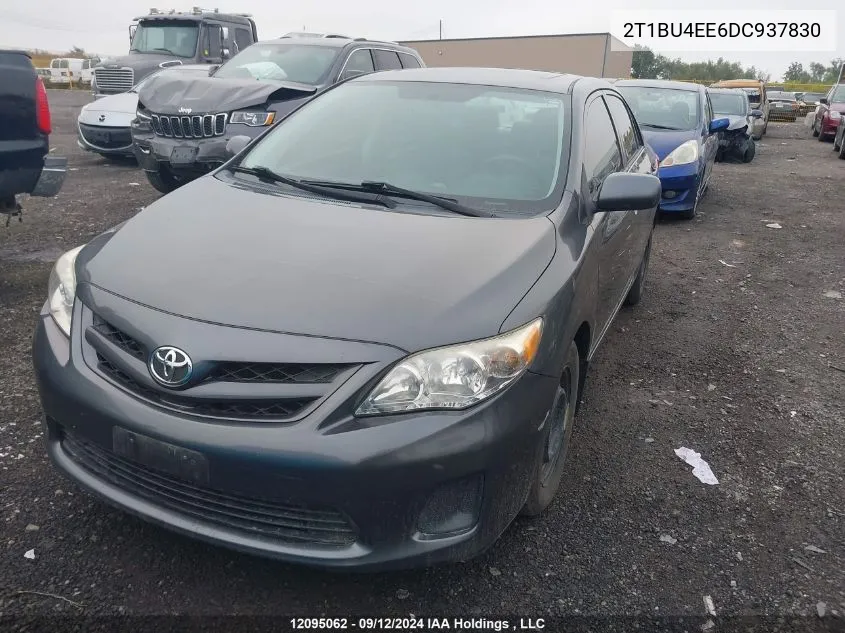 2013 Toyota Corolla Ce VIN: 2T1BU4EE6DC937830 Lot: 12095062