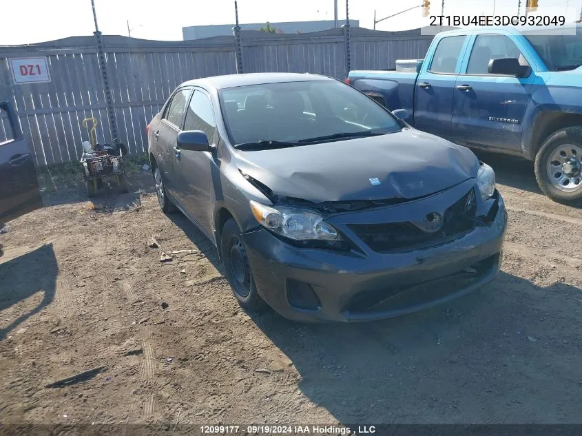 2013 Toyota Corolla VIN: 2T1BU4EE3DC932049 Lot: 12099177