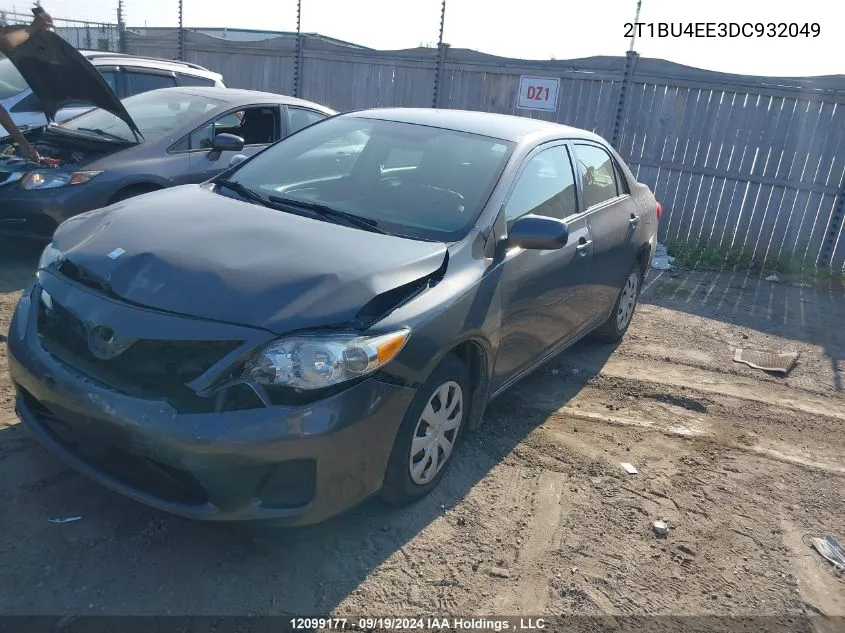 2013 Toyota Corolla VIN: 2T1BU4EE3DC932049 Lot: 12099177