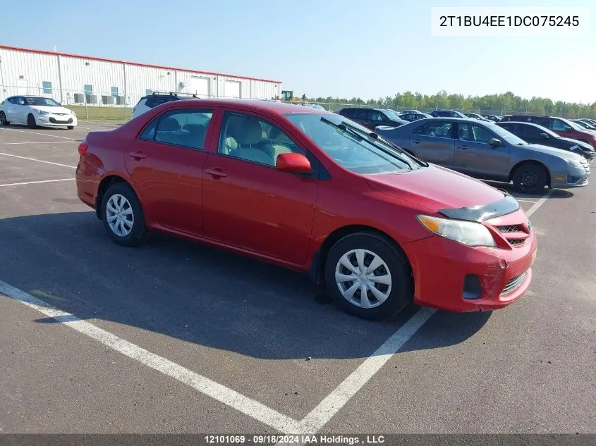 2013 Toyota Corolla S/Le VIN: 2T1BU4EE1DC075245 Lot: 12101069