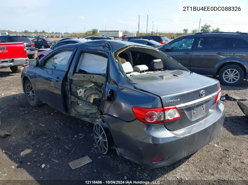 2T1BU4EE0DC088326 2013 Toyota Corolla