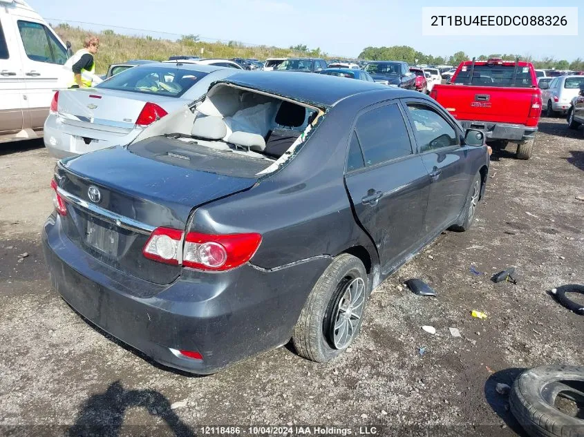 2T1BU4EE0DC088326 2013 Toyota Corolla