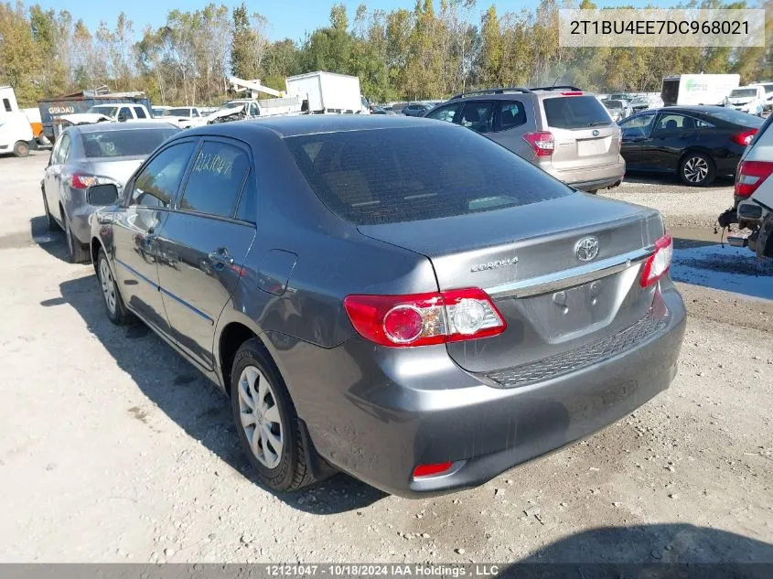 2013 Toyota Corolla Ce VIN: 2T1BU4EE7DC968021 Lot: 12121047