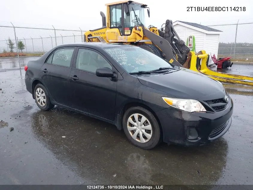 2013 Toyota Corolla S/Le VIN: 2T1BU4EE8DC114218 Lot: 12124735