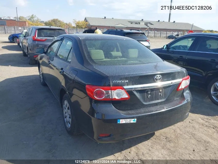 2013 Toyota Corolla VIN: 2T1BU4EE5DC128206 Lot: 12124978