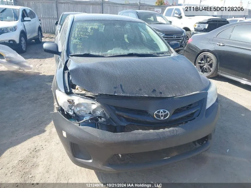 2013 Toyota Corolla VIN: 2T1BU4EE5DC128206 Lot: 12124978