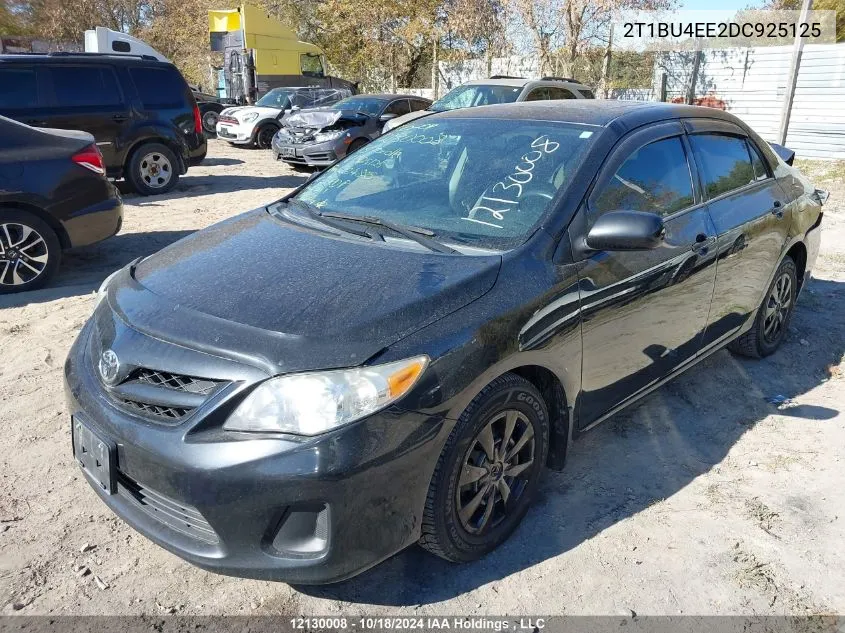 2013 Toyota Corolla Ce VIN: 2T1BU4EE2DC925125 Lot: 12130008