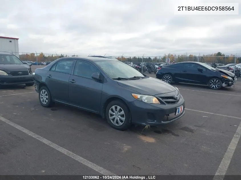 2013 Toyota Corolla Ce VIN: 2T1BU4EE6DC958564 Lot: 12133062