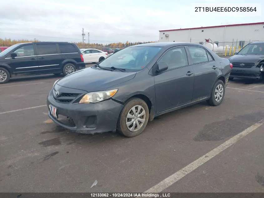 2013 Toyota Corolla Ce VIN: 2T1BU4EE6DC958564 Lot: 12133062