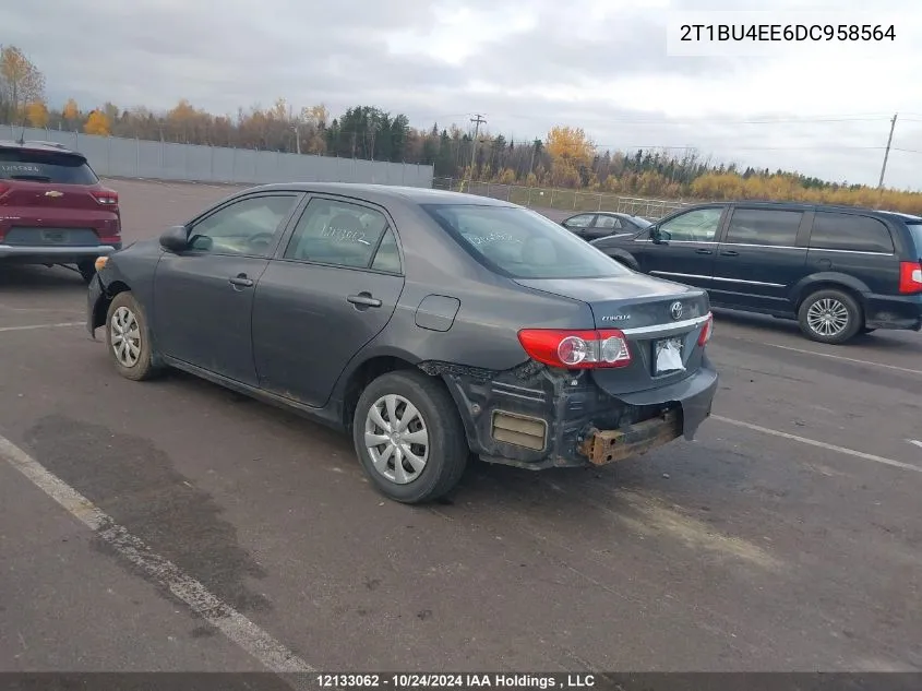 2013 Toyota Corolla Ce VIN: 2T1BU4EE6DC958564 Lot: 12133062