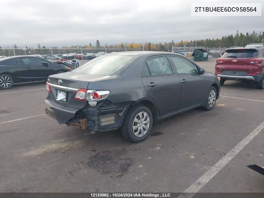 2013 Toyota Corolla Ce VIN: 2T1BU4EE6DC958564 Lot: 12133062