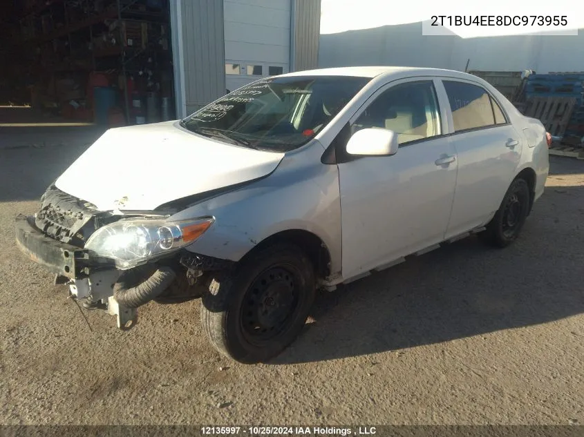 2013 Toyota Corolla Ce VIN: 2T1BU4EE8DC973955 Lot: 12135997