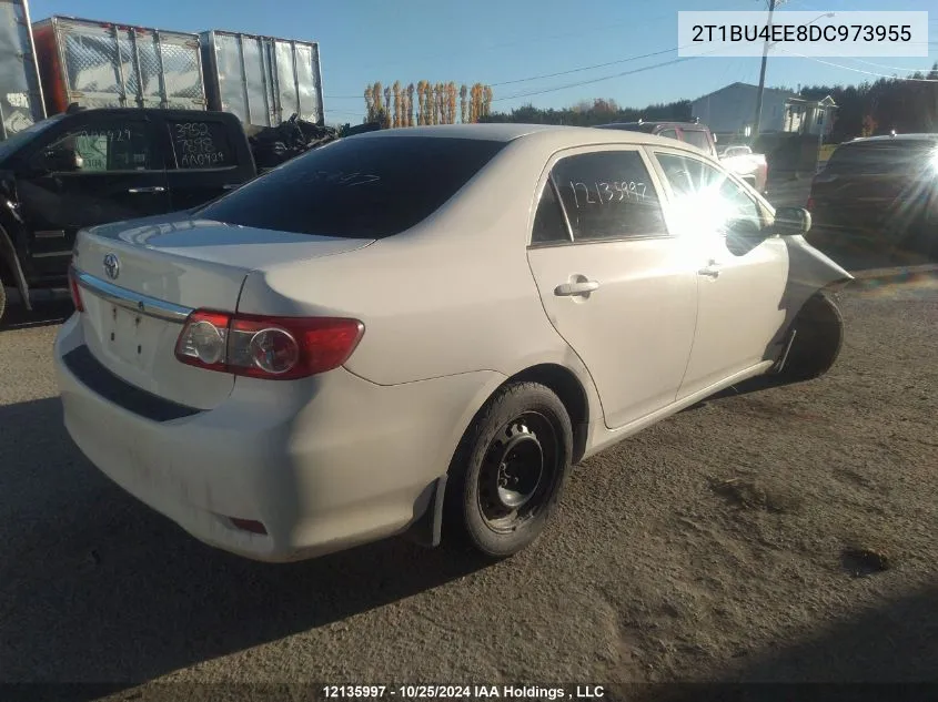 2013 Toyota Corolla Ce VIN: 2T1BU4EE8DC973955 Lot: 12135997