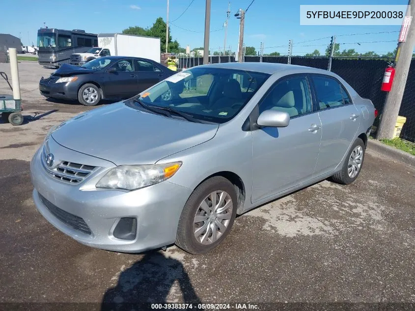 5YFBU4EE9DP200038 2013 Toyota Corolla Le