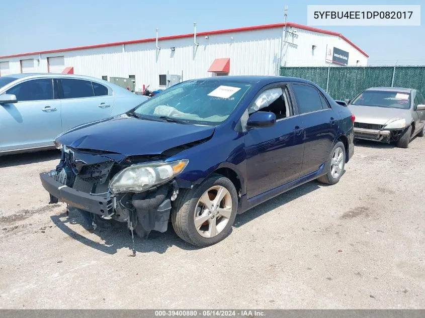 2013 Toyota Corolla S VIN: 5YFBU4EE1DP082017 Lot: 39400880