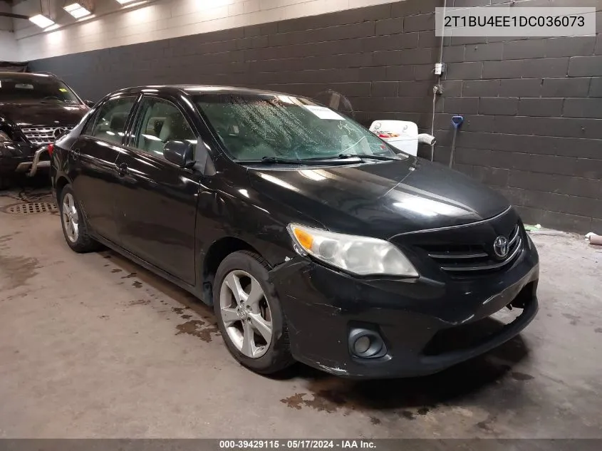 2013 Toyota Corolla Le VIN: 2T1BU4EE1DC036073 Lot: 39429115