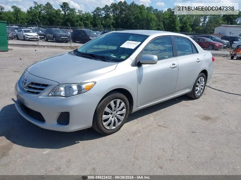 2013 Toyota Corolla Le VIN: 2T1BU4EE0DC047338 Lot: 39522432