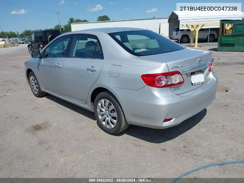 2013 Toyota Corolla Le VIN: 2T1BU4EE0DC047338 Lot: 39522432