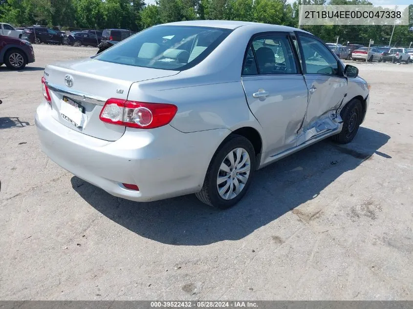 2013 Toyota Corolla Le VIN: 2T1BU4EE0DC047338 Lot: 39522432