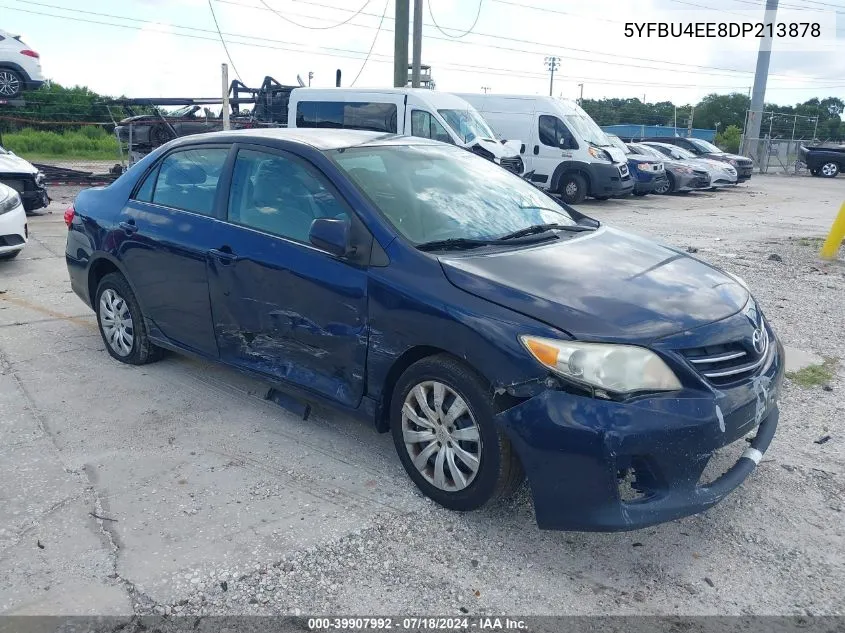 2013 Toyota Corolla Le VIN: 5YFBU4EE8DP213878 Lot: 39907992