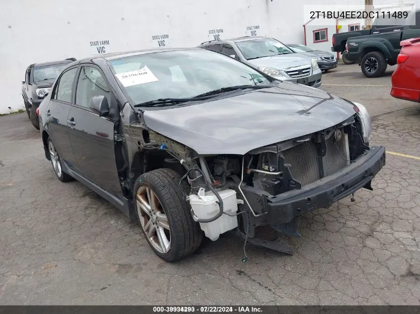 2T1BU4EE2DC111489 2013 Toyota Corolla S