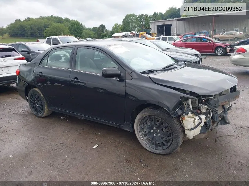 2013 Toyota Corolla Le VIN: 2T1BU4EE2DC009352 Lot: 39967908