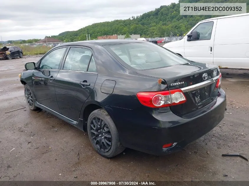 2013 Toyota Corolla Le VIN: 2T1BU4EE2DC009352 Lot: 39967908