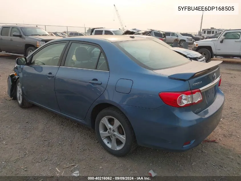 5YFBU4EE6DP168505 2013 Toyota Corolla Le