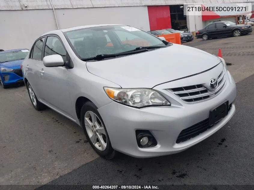 2013 Toyota Corolla Le VIN: 2T1BU4EE5DC091271 Lot: 40264207