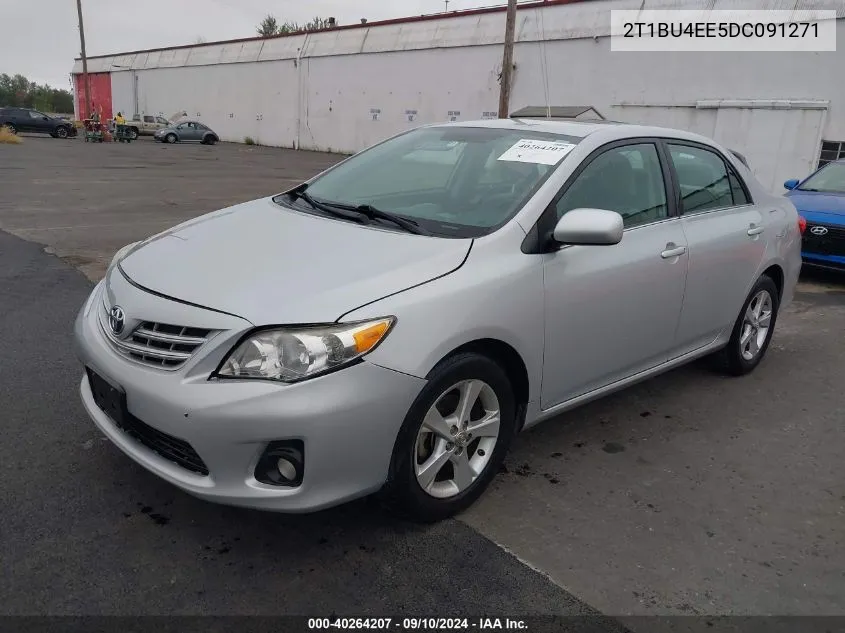 2013 Toyota Corolla Le VIN: 2T1BU4EE5DC091271 Lot: 40264207