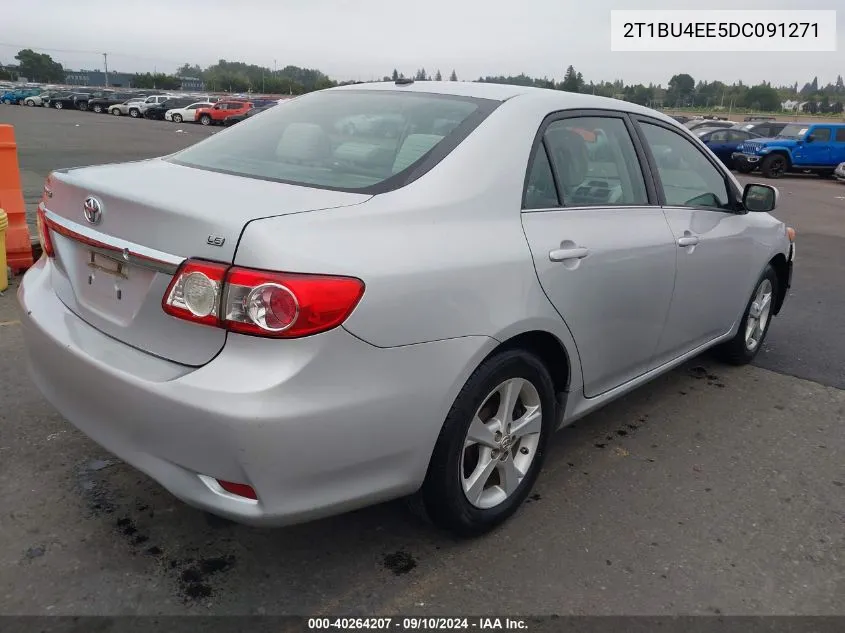 2013 Toyota Corolla Le VIN: 2T1BU4EE5DC091271 Lot: 40264207