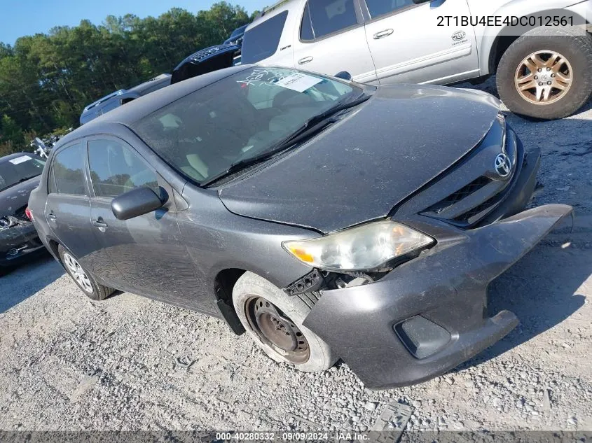 2013 Toyota Corolla S/Le VIN: 2T1BU4EE4DC012561 Lot: 40280332