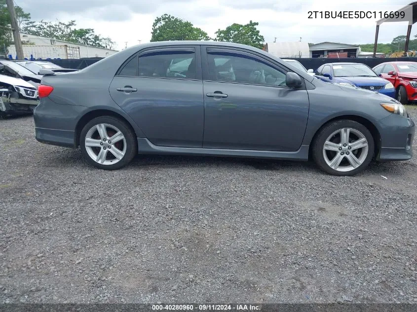 2013 Toyota Corolla S/S Special Edition VIN: 2T1BU4EE5DC116699 Lot: 40280960