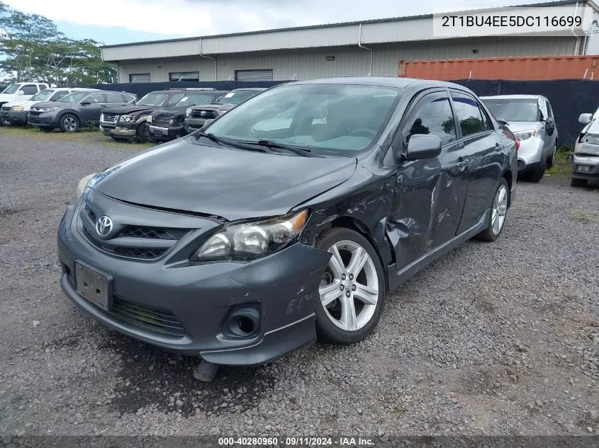 2013 Toyota Corolla S/S Special Edition VIN: 2T1BU4EE5DC116699 Lot: 40280960