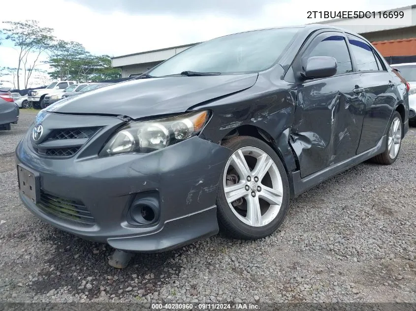 2013 Toyota Corolla S/S Special Edition VIN: 2T1BU4EE5DC116699 Lot: 40280960